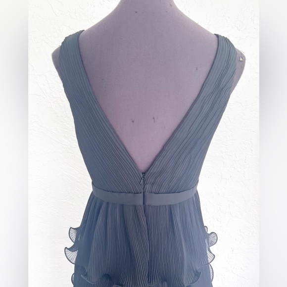 Mac Duggal Black Tie Tiered Ruffle A-Line Evening Gown Womens 6 - Picture 11 of 12